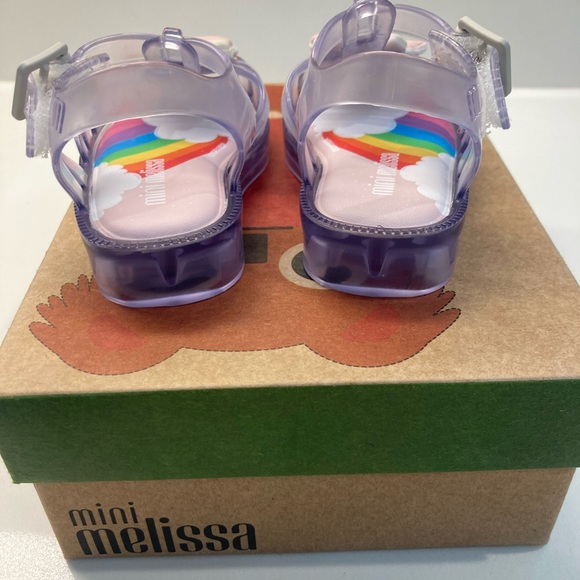 ⭐️Host Pick⭐️ NIB! MINI MELISSA Clear Unicorn Sandals Size 5 - Picture 5 of 11